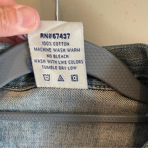 Ralph Lauren Polo Jeans Company Jean Jacket Size XL Blue Denim - Picture 7 of 9